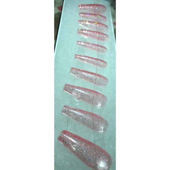 Jelly press on nails glitter - Picture 4 of 5